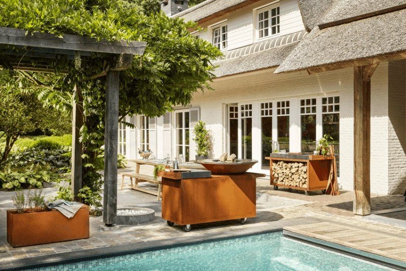OFYR Island Corten 85 Céramique Gris Anthracite