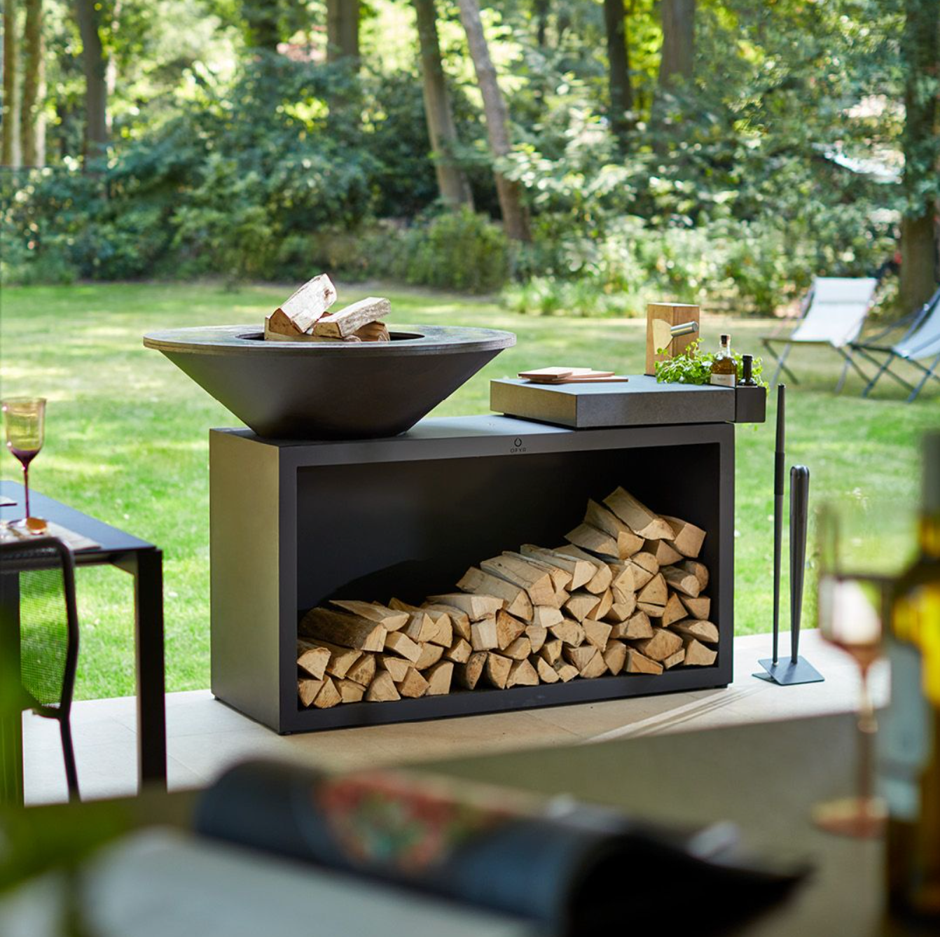 OFYR Island Black 85 Céramique Gris Anthracite