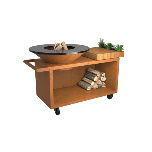 OFYR Island Corten 100 PRO Bois De Teck