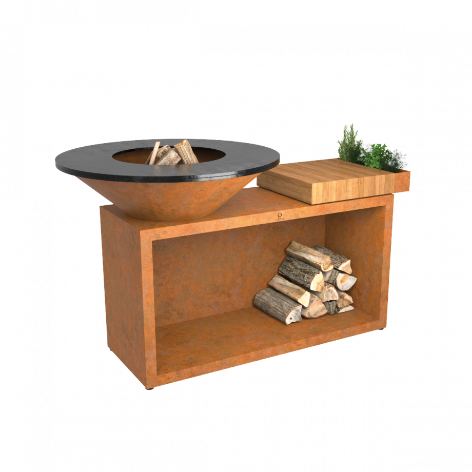 OFYR Island Corten 100 Bois De Teck