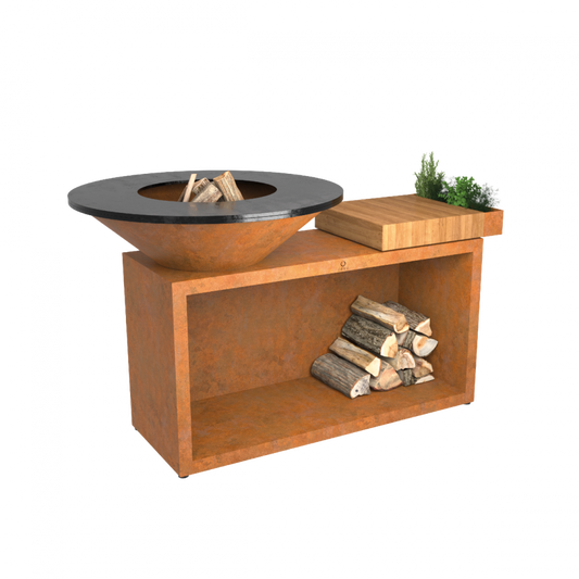 OFYR Island Corten 100 Bois De Teck