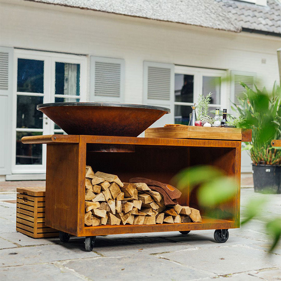 OFYR Island Corten 100 Bois De Teck